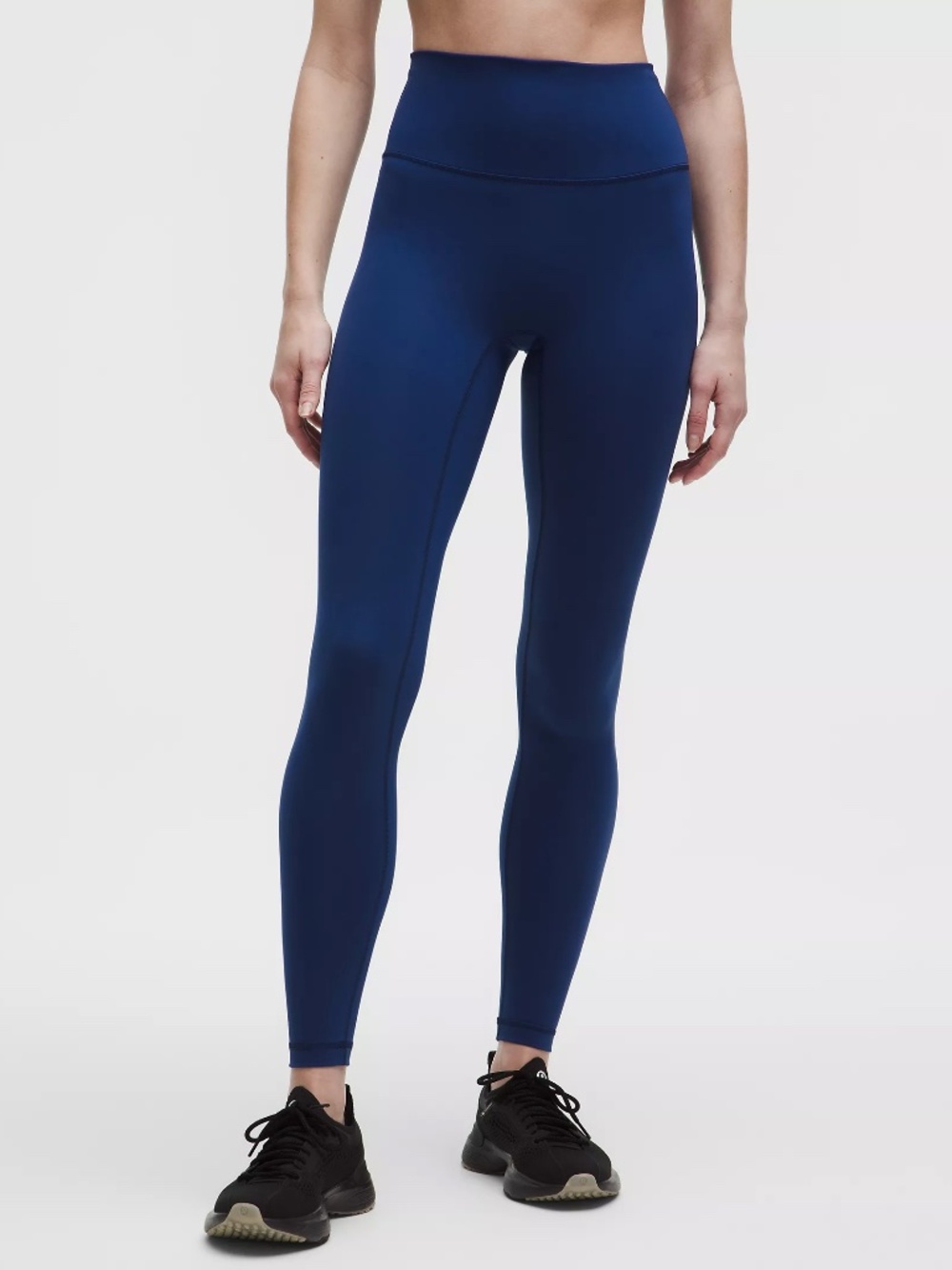 Lululemon Wunder Train HR Navy Blue Leggings Women's Size 12